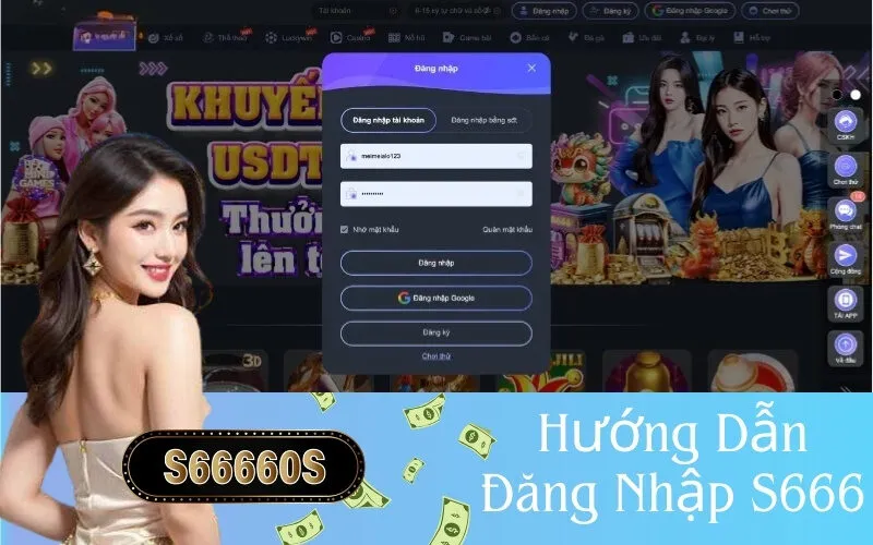 Hướng Dẫn Đăng Nhập S666